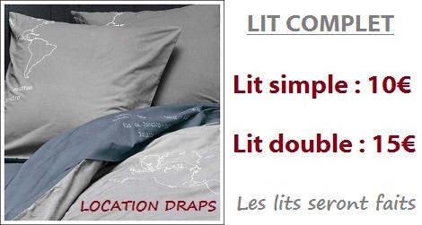 Location Draps ORCIERES MERLETTE